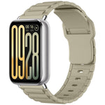 Cinturino per orologio in silicone con fibbia inversa e texture a forma di I., For Xiaomi Band  10 Pro / Redmi Watch 6 / 5