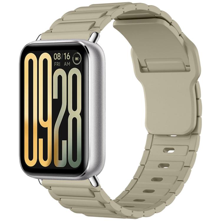 Cinturino per orologio in silicone con fibbia inversa e texture a forma di I., For Xiaomi Band  10 Pro / Redmi Watch 6 / 5