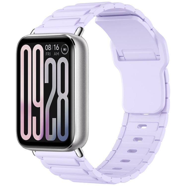 Cinturino per orologio in silicone con fibbia inversa e texture a forma di I., For Xiaomi Band  10 Pro / Redmi Watch 6 / 5