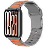 Cinturino per orologio in silicone con fibbia inversa e texture a forma di I., For Xiaomi Band  10 Pro / Redmi Watch 6 / 5