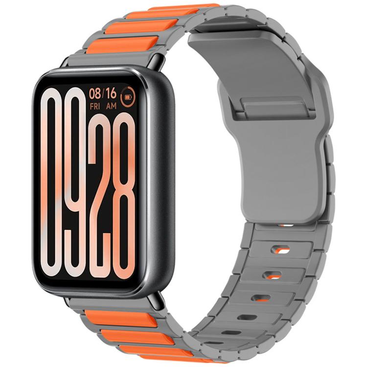 Cinturino per orologio in silicone con fibbia inversa e texture a forma di I., For Xiaomi Band  10 Pro / Redmi Watch 6 / 5