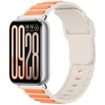Cinturino per orologio in silicone con fibbia inversa e texture a forma di I., For Xiaomi Band  10 Pro / Redmi Watch 6 / 5