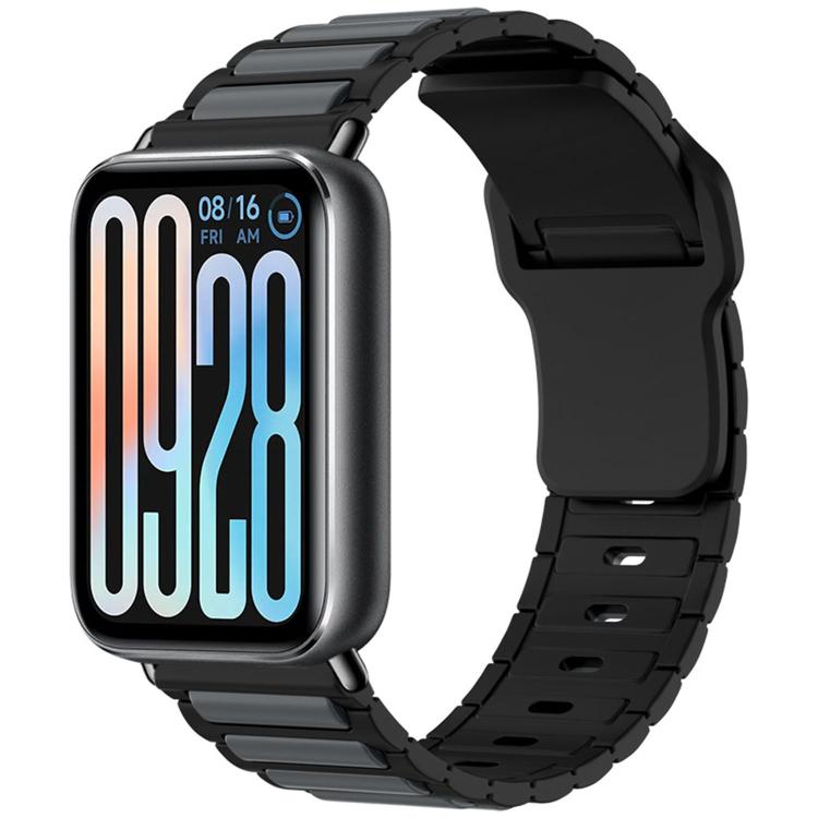 Cinturino per orologio in silicone con fibbia inversa e texture a forma di I., For Xiaomi Band  10 Pro / Redmi Watch 6 / 5
