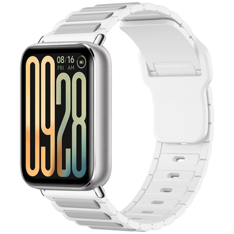 Cinturino per orologio in silicone con fibbia inversa e texture a forma di I., For Xiaomi Band  10 Pro / Redmi Watch 6 / 5