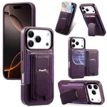 Custodia per telefono CaseNeo con porta carte pieghevole, retro elastico, con chiusura magnetica., For iPhone 17e / 16e, For iPhone 17 Pro Max, For iPhone 17 Pro, For iPhone 17, For iPhone Air, For iPhone 16 Pro Max