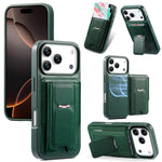 Custodia per telefono CaseNeo con porta carte pieghevole, retro elastico, con chiusura magnetica., For iPhone 17e / 16e, For iPhone 17 Pro Max, For iPhone 17 Pro, For iPhone 17, For iPhone Air, For iPhone 16 Pro Max