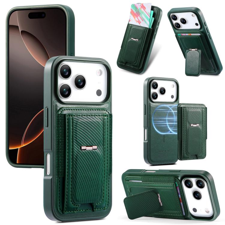 Custodia per telefono CaseNeo con porta carte pieghevole, retro elastico, con chiusura magnetica., For iPhone 17e / 16e, For iPhone 17 Pro Max, For iPhone 17 Pro, For iPhone 17, For iPhone Air, For iPhone 16 Pro Max