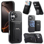 Custodia per telefono CaseNeo con porta carte pieghevole, retro elastico, con chiusura magnetica., For iPhone 16 Pro, For iPhone 16 Plus, For iPhone 16, For iPhone 15 Pro Max, For iPhone 15 Pro, For iPhone 15 Plus