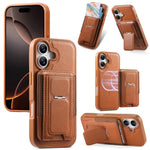 Custodia per telefono CaseNeo con porta carte pieghevole, retro elastico, con chiusura magnetica., For iPhone 16 Pro, For iPhone 16 Plus, For iPhone 16, For iPhone 15 Pro Max, For iPhone 15 Pro, For iPhone 15 Plus