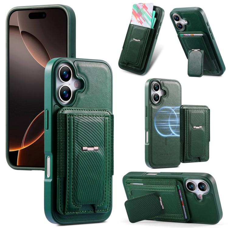 Custodia per telefono CaseNeo con porta carte pieghevole, retro elastico, con chiusura magnetica., For iPhone 16 Pro, For iPhone 16 Plus, For iPhone 16, For iPhone 15 Pro Max, For iPhone 15 Pro, For iPhone 15 Plus