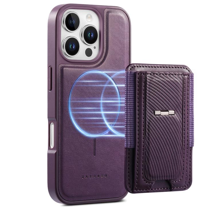 Custodia per telefono CaseNeo con porta carte pieghevole, retro elastico, con chiusura magnetica., For iPhone 16 Pro, For iPhone 16 Plus, For iPhone 16, For iPhone 15 Pro Max, For iPhone 15 Pro, For iPhone 15 Plus