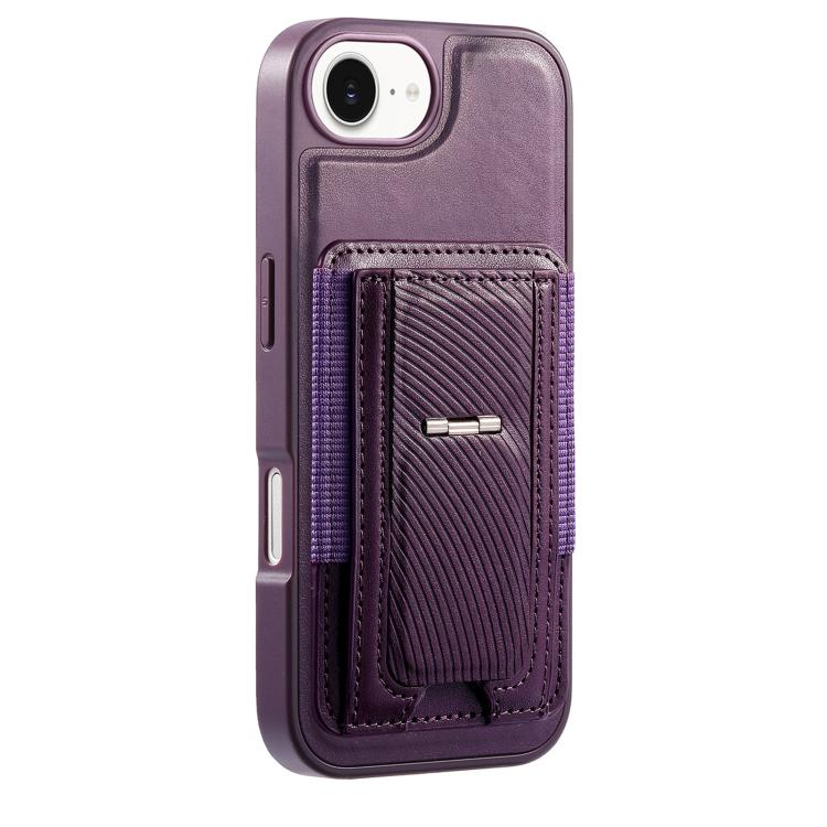 Custodia per telefono CaseNeo con porta carte pieghevole, retro elastico, con chiusura magnetica., For iPhone 17e / 16e, For iPhone 17 Pro Max, For iPhone 17 Pro, For iPhone 17, For iPhone Air, For iPhone 16 Pro Max