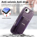 Custodia per telefono CaseNeo con porta carte pieghevole, retro elastico, con chiusura magnetica., For iPhone 17e / 16e, For iPhone 17 Pro Max, For iPhone 17 Pro, For iPhone 17, For iPhone Air, For iPhone 16 Pro Max