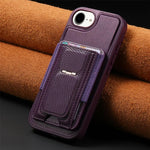 Custodia per telefono CaseNeo con porta carte pieghevole, retro elastico, con chiusura magnetica., For iPhone 17e / 16e, For iPhone 17 Pro Max, For iPhone 17 Pro, For iPhone 17, For iPhone Air, For iPhone 16 Pro Max