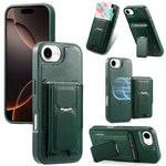 Custodia per telefono CaseNeo con porta carte pieghevole, retro elastico, con chiusura magnetica., For iPhone 17e / 16e, For iPhone 17 Pro Max, For iPhone 17 Pro, For iPhone 17, For iPhone Air, For iPhone 16 Pro Max
