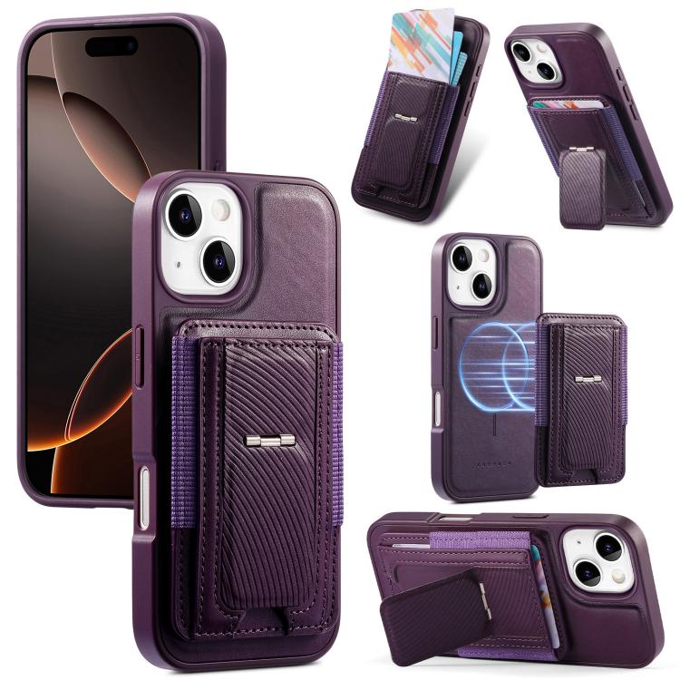 Custodia per telefono CaseNeo con porta carte pieghevole, retro elastico, con chiusura magnetica., For iPhone 16 Pro, For iPhone 16 Plus, For iPhone 16, For iPhone 15 Pro Max, For iPhone 15 Pro, For iPhone 15 Plus