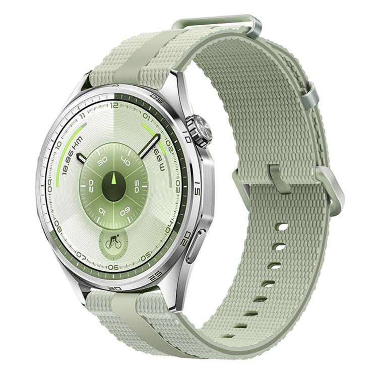 Cinturino per orologio in silicone con motivo a linee, 18mm, 20mm
