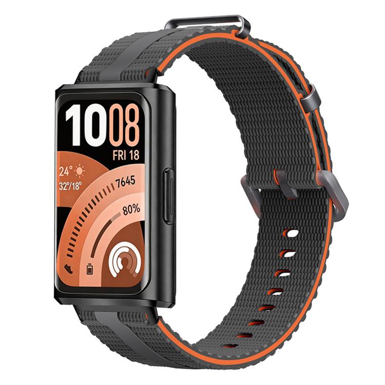 Cinturino per orologio in silicone con motivo a linee, For Huawei Band 11 / Band 11 Pro