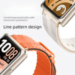 Cinturino per orologio in silicone con motivo a linee, For Huawei Band 11 / Band 11 Pro