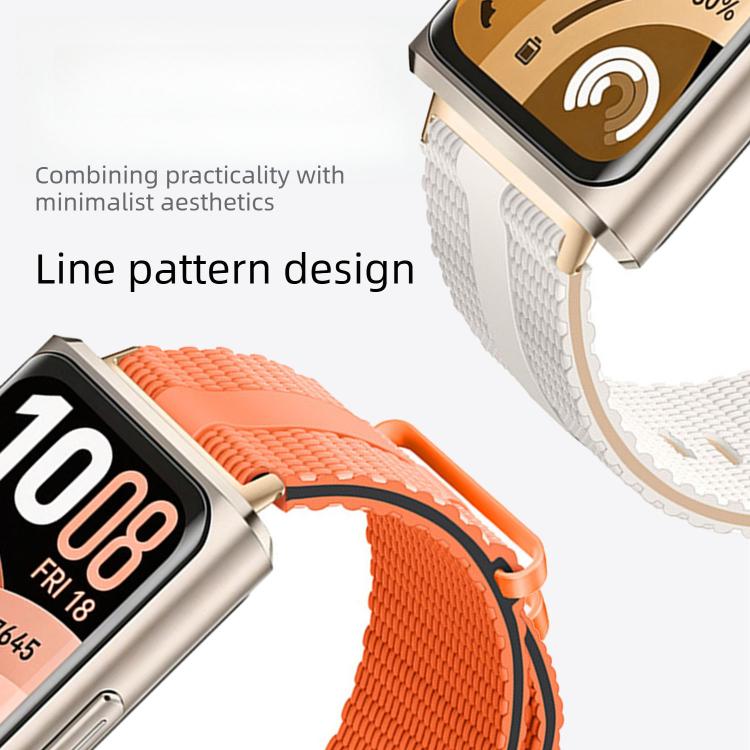 Cinturino per orologio in silicone con motivo a linee, For Huawei Band 11 / Band 11 Pro