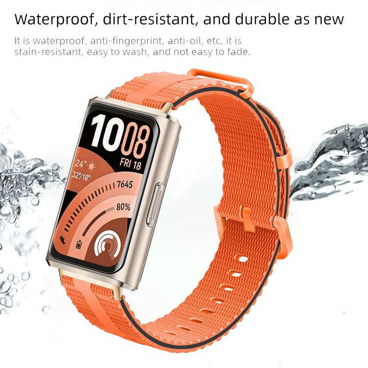 Cinturino per orologio in silicone con motivo a linee, For Huawei Band 11 / Band 11 Pro