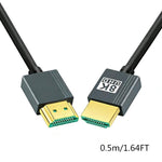 HDMI high-definition cable 2.1 version 8K  video cable computer TV projector connection cable, 1.64ft, 3.3FT, 6.6FT