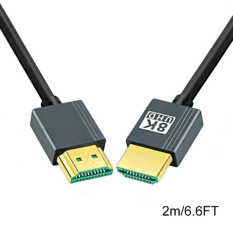 HDMI high-definition cable 2.1 version 8K  video cable computer TV projector connection cable, 1.64ft, 3.3FT, 6.6FT