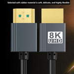 HDMI high-definition cable 2.1 version 8K  video cable computer TV projector connection cable, 1.64ft, 3.3FT, 6.6FT
