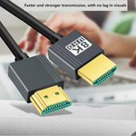 HDMI high-definition cable 2.1 version 8K  video cable computer TV projector connection cable, 1.64ft, 3.3FT, 6.6FT