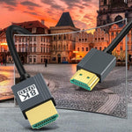HDMI high-definition cable 2.1 version 8K  video cable computer TV projector connection cable, 1.64ft, 3.3FT, 6.6FT