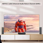 HDMI high-definition cable 2.1 version 8K  video cable computer TV projector connection cable, 1.64ft, 3.3FT, 6.6FT