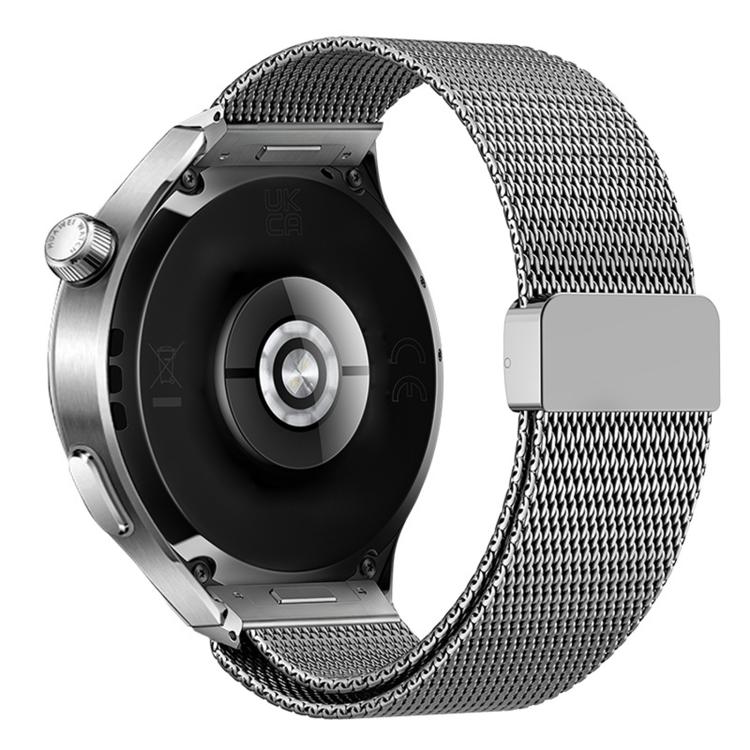 Pulsante di pressione Interfaccia senza soluzione di continuità Fibbia magnetica Milan Cinturino in lega di titanio, For Huawei Watch 4 Pro