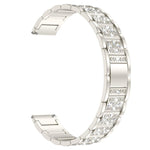 Cinturino per orologio in metallo con tre perline e cielo stellato e diamanti, For Huawei Band 11 / Band 11 Pro, For Huawei Band  10 / 9 / 8