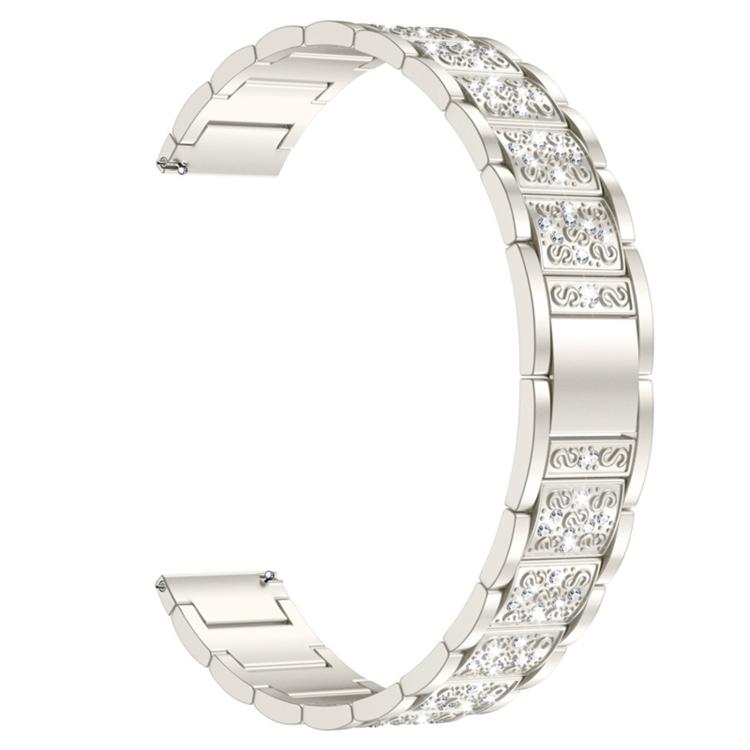 Cinturino per orologio in metallo con tre perline e cielo stellato e diamanti, For Huawei Band 11 / Band 11 Pro, For Huawei Band  10 / 9 / 8
