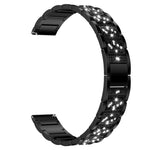 Cinturino per orologio in metallo con tre perline e cielo stellato e diamanti, For Huawei Band 11 / Band 11 Pro, For Huawei Band  10 / 9 / 8