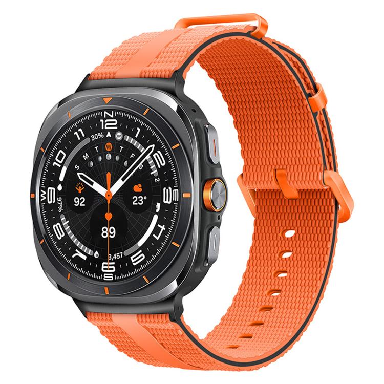 Cinturino per orologio in silicone con motivo a linee, For Samsung Galaxy Watch Ultra / Ultra 2025