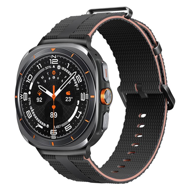 Cinturino per orologio in silicone con motivo a linee, For Samsung Galaxy Watch Ultra / Ultra 2025