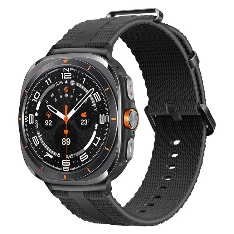 Cinturino per orologio in silicone con motivo a linee, For Samsung Galaxy Watch Ultra / Ultra 2025