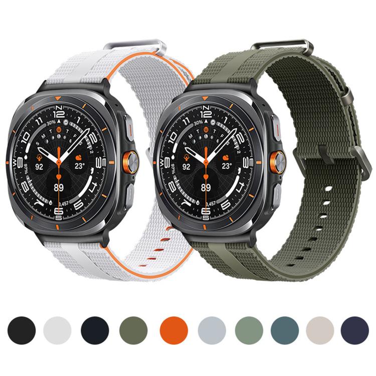 Cinturino per orologio in silicone con motivo a linee, For Samsung Galaxy Watch Ultra / Ultra 2025