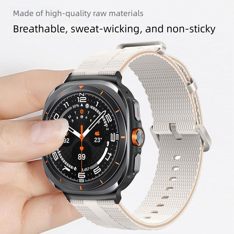 Cinturino per orologio in silicone con motivo a linee, For Samsung Galaxy Watch Ultra / Ultra 2025