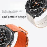 Cinturino per orologio in silicone con motivo a linee, For Samsung Galaxy Watch Ultra / Ultra 2025