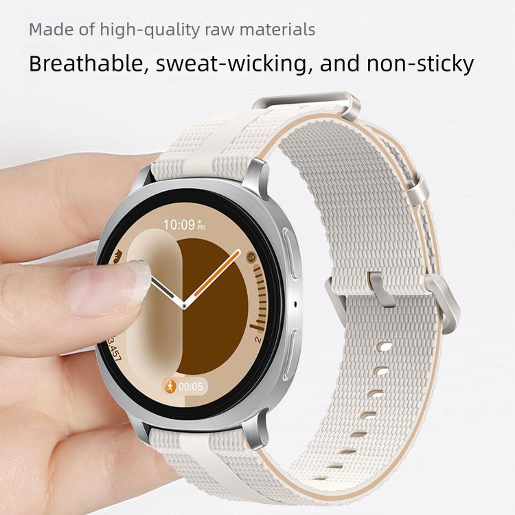 Cinturino per orologio in silicone con motivo a linee, For Samsung Galaxy Watch8 / Watch8 Classic