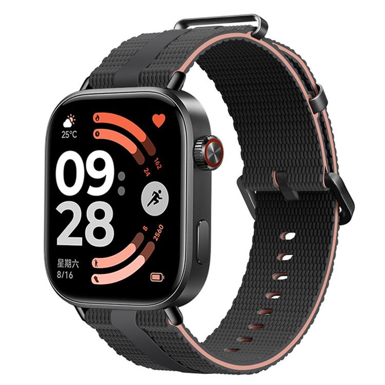 Cinturino per orologio in silicone con motivo a linee, For Xiaomi Band 10 Pro / 9 Pro / Redmi Watch 6