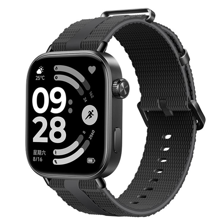 Cinturino per orologio in silicone con motivo a linee, For Xiaomi Band 10 Pro / 9 Pro / Redmi Watch 6