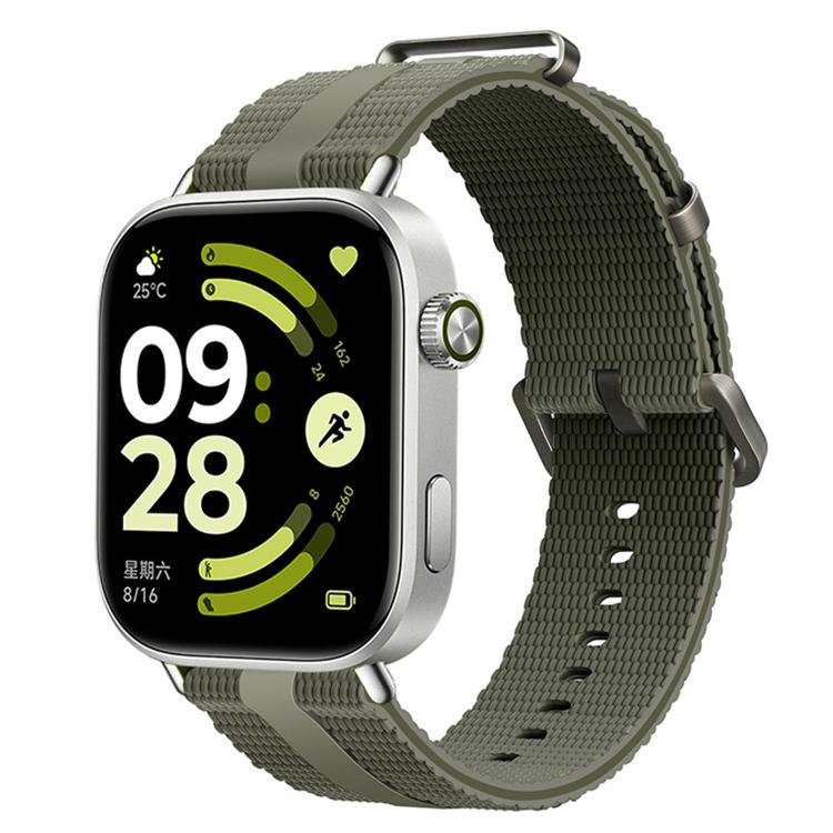 Cinturino per orologio in silicone con motivo a linee, For Xiaomi Band 10 Pro / 9 Pro / Redmi Watch 6