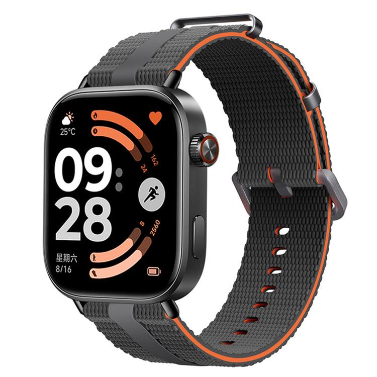 Cinturino per orologio in silicone con motivo a linee, For Xiaomi Band 10 Pro / 9 Pro / Redmi Watch 6