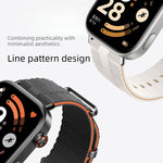 Cinturino per orologio in silicone con motivo a linee, For Xiaomi Band 10 Pro / 9 Pro / Redmi Watch 6