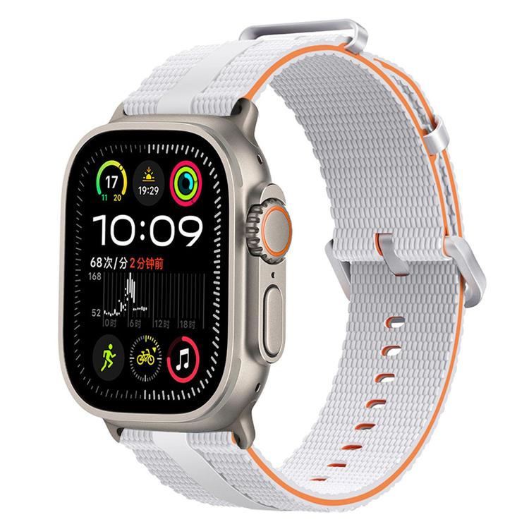 Cinturino per orologio in silicone con motivo a linee, For Apple Watch 46mm / 49mm / 45mm / 44mm, For Apple Watch 42mm / 41mm / 40mm / 38mm
