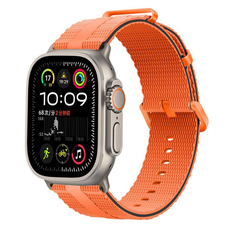 Cinturino per orologio in silicone con motivo a linee, For Apple Watch 46mm / 49mm / 45mm / 44mm, For Apple Watch 42mm / 41mm / 40mm / 38mm