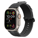 Cinturino per orologio in silicone con motivo a linee, For Apple Watch 46mm / 49mm / 45mm / 44mm, For Apple Watch 42mm / 41mm / 40mm / 38mm